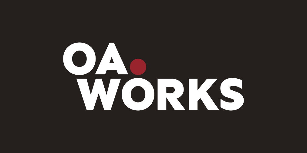 The dot in OA.Works wordmark expands to fill the page and reveal the Bill & Melinda Gates Foundation logo.