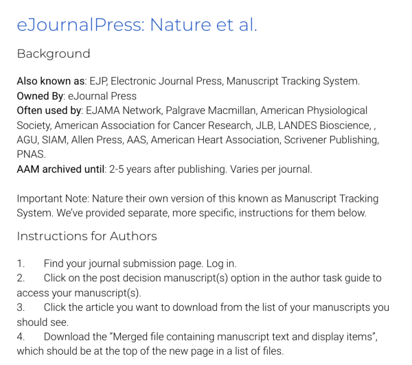 Announcing Direct2AAM: Helping Authors Find Author Accepted Manuscripts