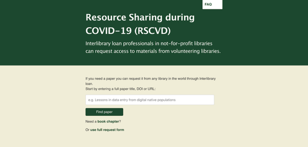 Supporting Resource Sharing during COVID-19 with IFLA